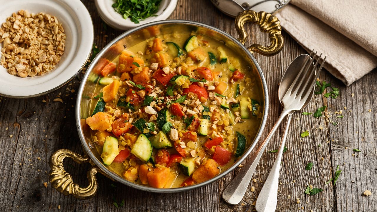 Linsen-Gemüse-Curry – vegan