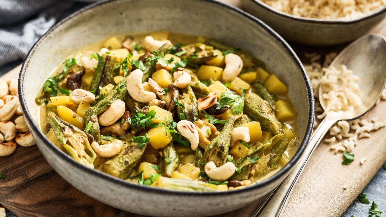 Okraschoten-Curry mit Shiitake – ayurvedisch