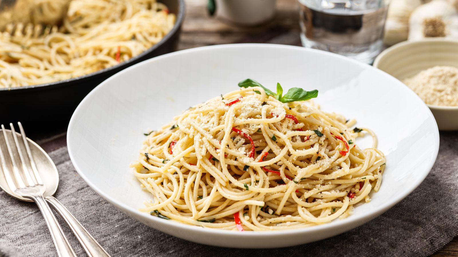 Spaghetti Aglio, Olio e Peperoncini – vegan